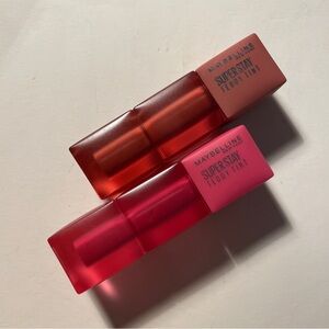 Maybelline SuperStay Teddy Tint Lip Duo - Pink & Coral